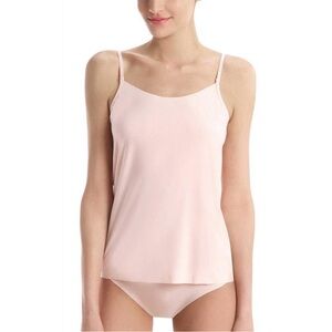 Commando Butter Camisole Tank Top Light Pink Modal Blend Spaghetti Strap Small